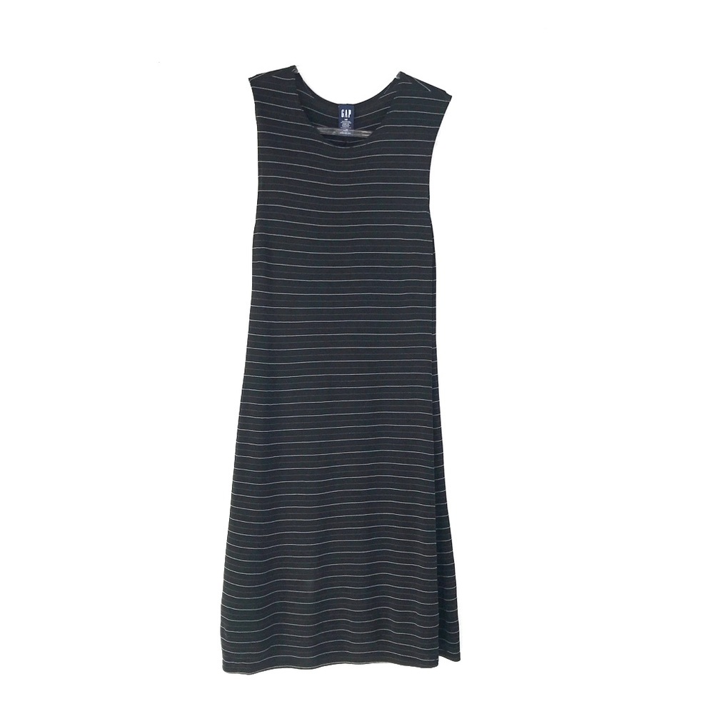 Gap Horizontal Pinstripe Midi Dress